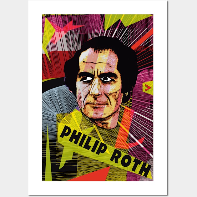 Philip Roth Wall Art by Exile Kings 